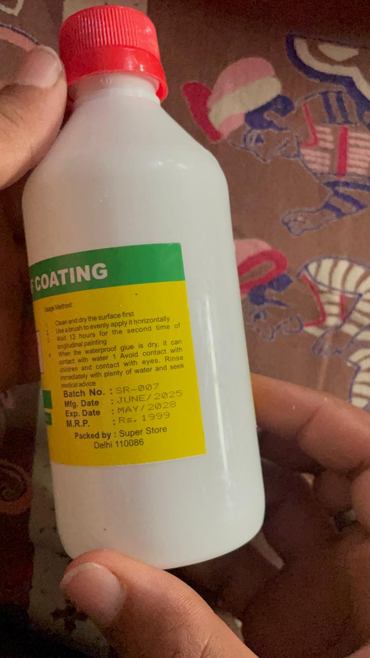 Transparent waterproof glue
